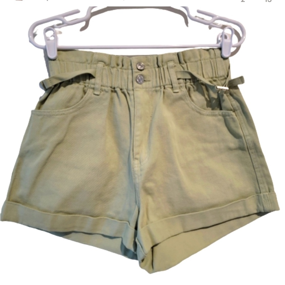 Forever 21 Womens Juniors Paperbag Shorts